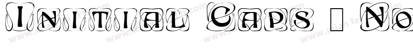 Initial Caps 3 Normal字体转换